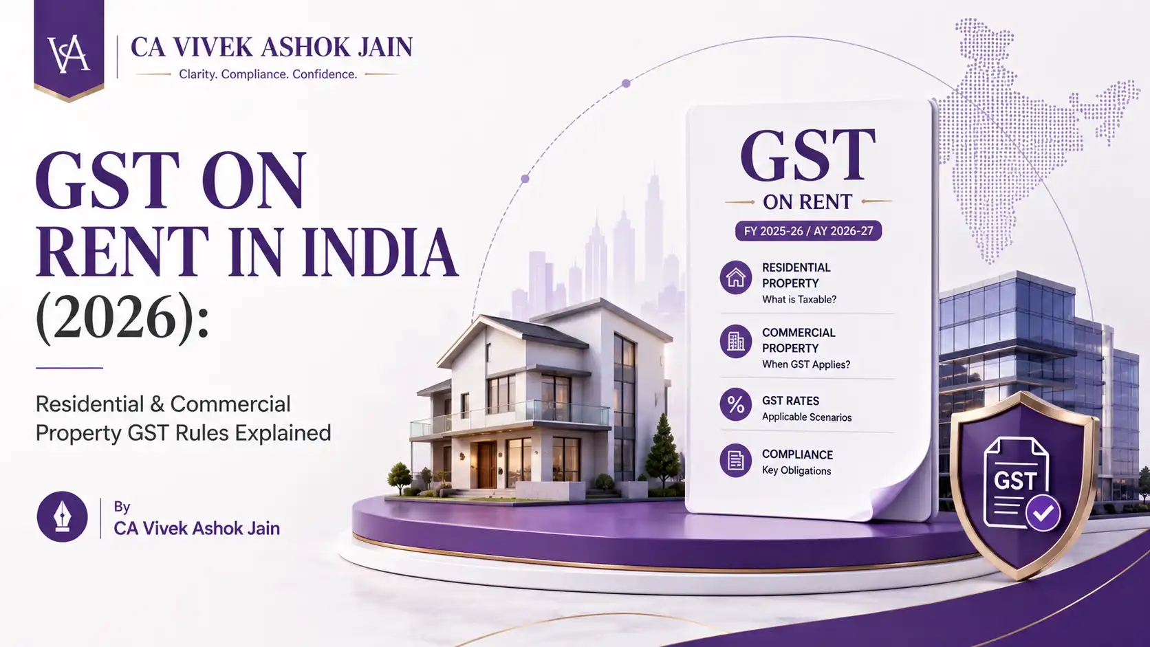 GST on Rent in India (2026): Residential & Commercial Property GST Rules Explained