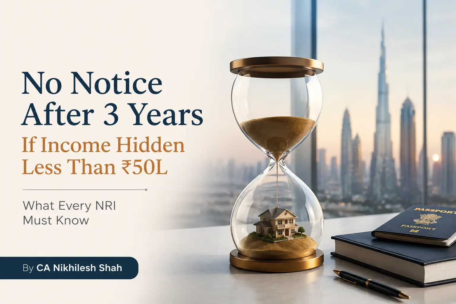 NRI Tax Guide: 3-Year Limit on Income Tax Notices Under ₹50 Lakh
